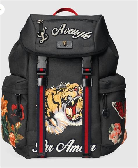 mochila gucci de tigre